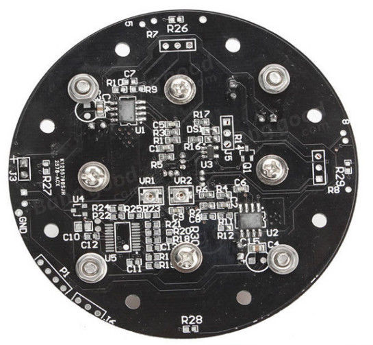 SMT Electronic Pcb Assembly Manufacturing Fast Prototype Black Soldermask Производство электронных ПКБ с быстрым прототипом