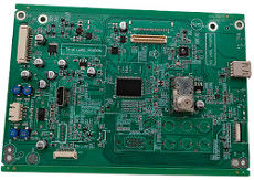 Надежность Автомобильная промышленность PCB сборка с LW / LS минимум 0,05 мм и зеленой сварной маски