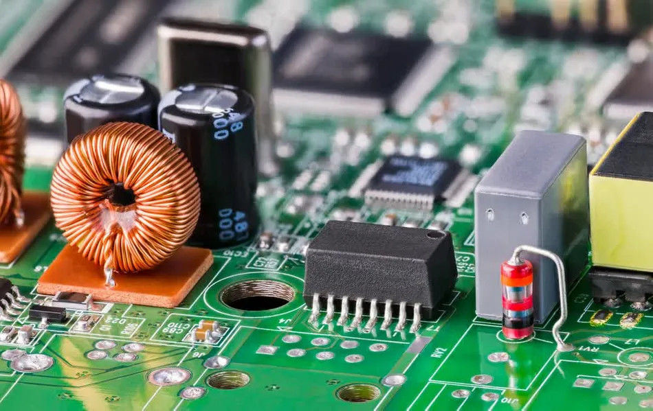 Продвинутая энергетическая электронная сборка PCB PCBA с 2-4-6 слоями и черной сварной маской
