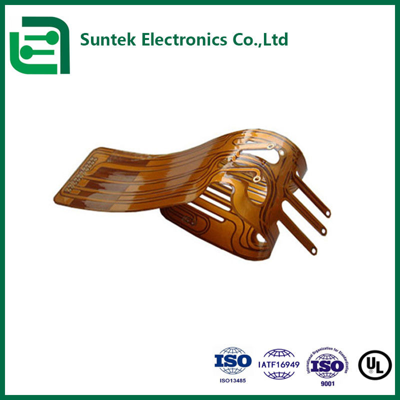 Китай / Камбоджа Suntek Custom FPC Circuit Board Flexible PCBA с диаметром отверстия H /-0.05 мм 2mil