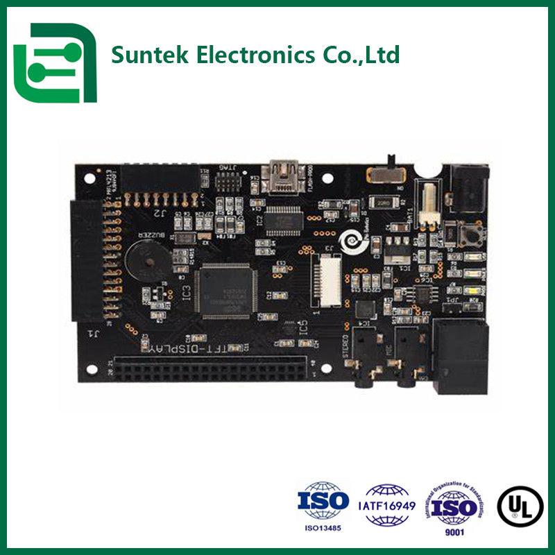 Высококачественный PCB сборка черный FR4 HDI с импедансным контролем и SMT для новых энергетических транспортных средств