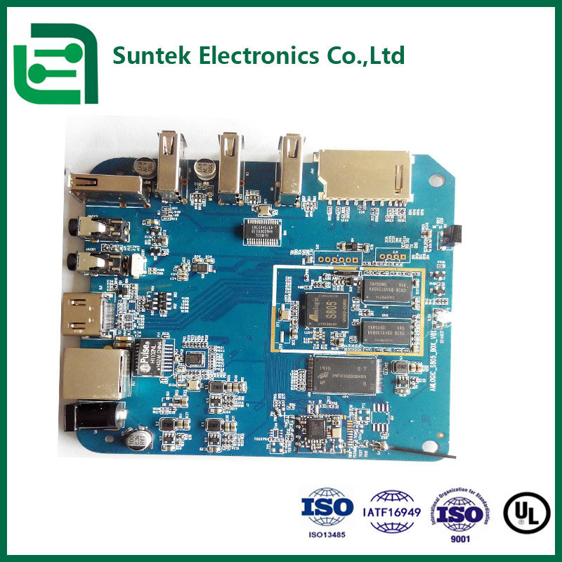 Промышленная безопасность ROHS медицинская PCB сборка B на заказ с лазерным заполнением отверстий и рентгеновской инспекцией OFN