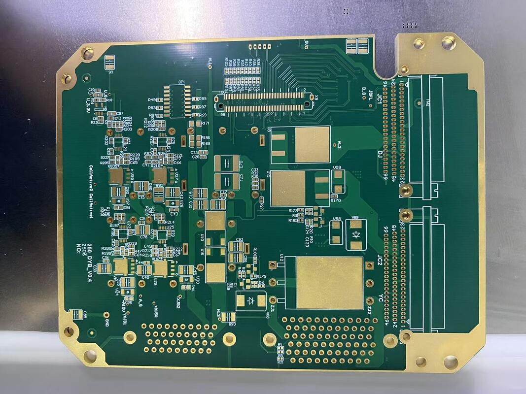 Сборка печатной платы HDI PCB, включая 6 слоев и финишное покрытие HASL без свинца, разработанная для производительности в сетях связи