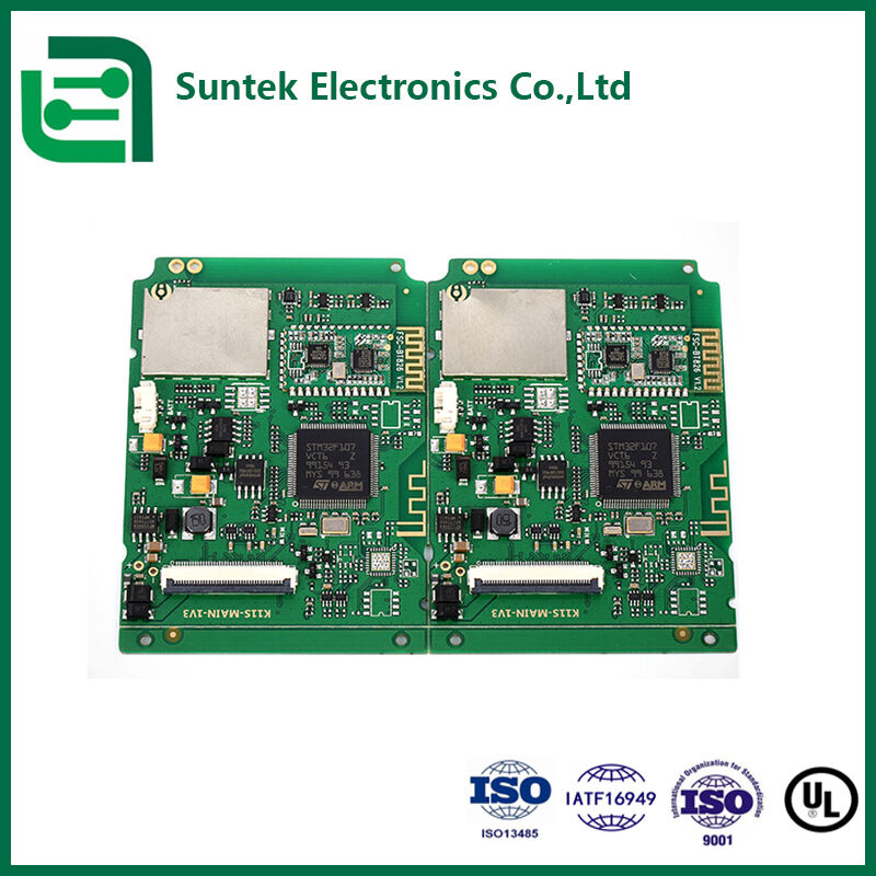 Многослойное металлическое ядро SMT PCB изготовление UL ROHS ISO9001 сертифицированный 4-слойный FR4 доска для промышленной автоматизации
