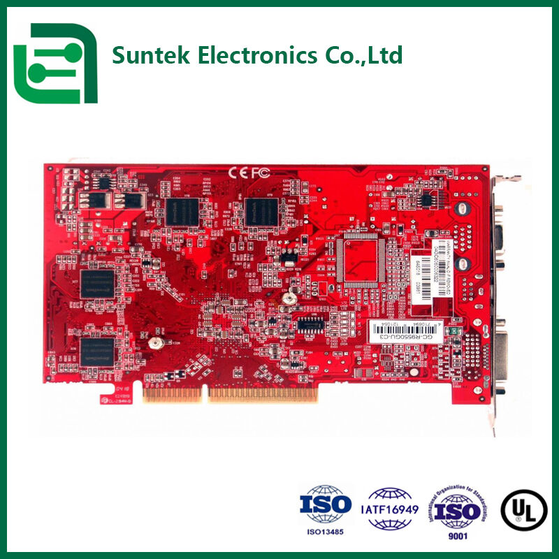 Многослойное металлическое ядро SMT PCB изготовление UL ROHS ISO9001 сертифицированный 4-слойный FR4 доска для промышленной автоматизации
