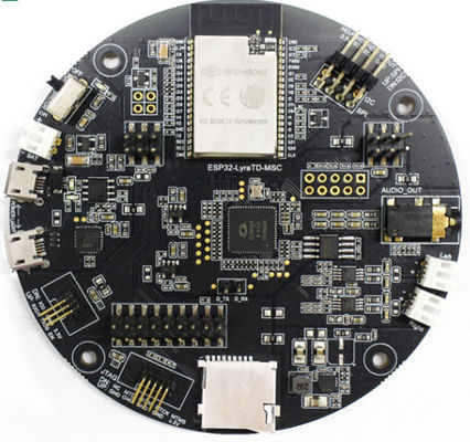SMT Electronic Pcb Assembly Manufacturing Fast Prototype Black Soldermask Производство электронных ПКБ с быстрым прототипом