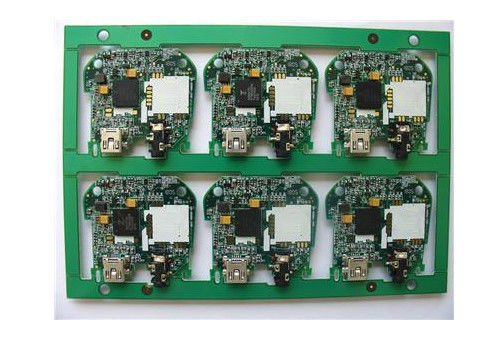 Быстрый поворот PCB сборка Контрактный производитель Зеленый шелк с ENIG 2U поверхности RoHS